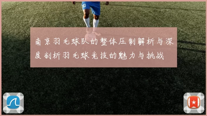 南京羽毛球队的整体压制解析与深度剖析羽毛球竞技的魅力与挑战