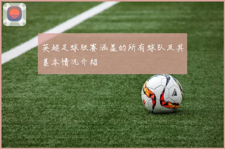 英超足球联赛涵盖的所有球队及其基本情况介绍
