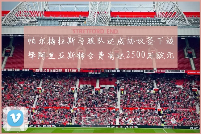 帕尔梅拉斯与狼队达成协议签下边锋阿里亚斯转会费高达2500万欧元