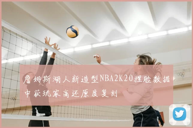 詹姆斯湖人新造型NBA2K20捏脸数据中获玩家高还原度复刻