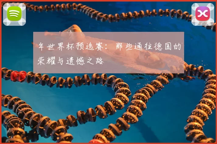 年世界杯预选赛：那些通往德国的荣耀与遗憾之路